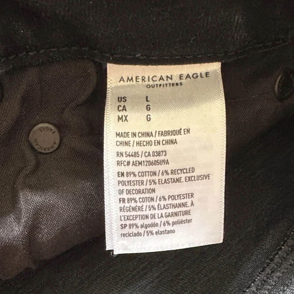 American Eagle BFF Black Jegging Size L - Picture 3 of 4